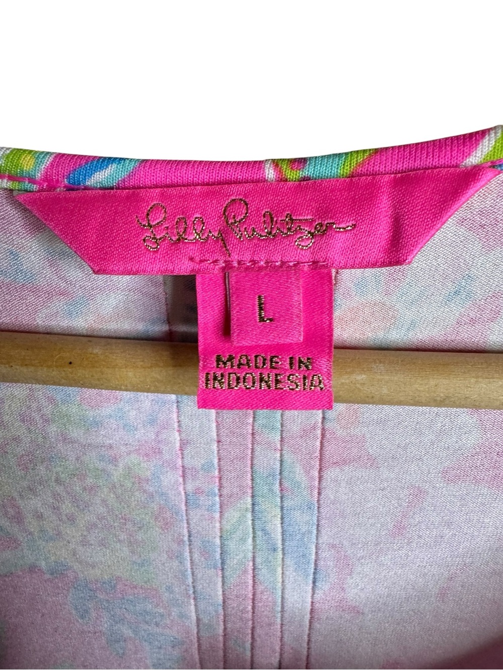 Lilly Pulitzer Krysta Pink Tunic Dress Size Large - Picture 4 of 6